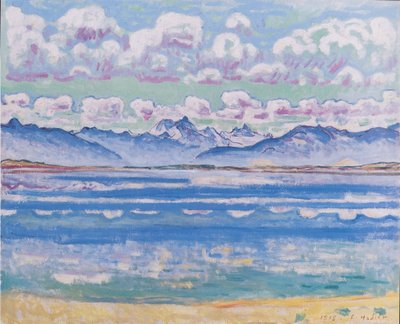 Weisshorn from Montana by Ferdinand Hodler